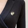 1Pc Rose Brooch Exquisite Personalized Pin Fashionable Elegant Jewelry Accessories Party Banquet Wedding Souvenir Gift