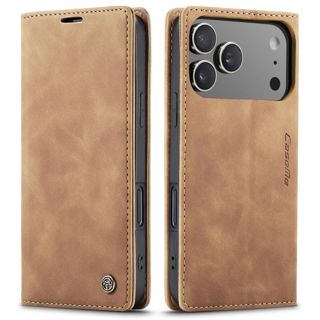 For iPhone 18 Pro Max 18 Pro Flip Wallet Case Luxury Leather Magnetic Folio Book Cover Card Holder Kickstand Shockproof Cover