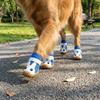 4Pcs Hollow Out Dog Breathable Net Shoes Non-slip Dog Paw Protectors Mesh Dog Shoes  Hot Pavement