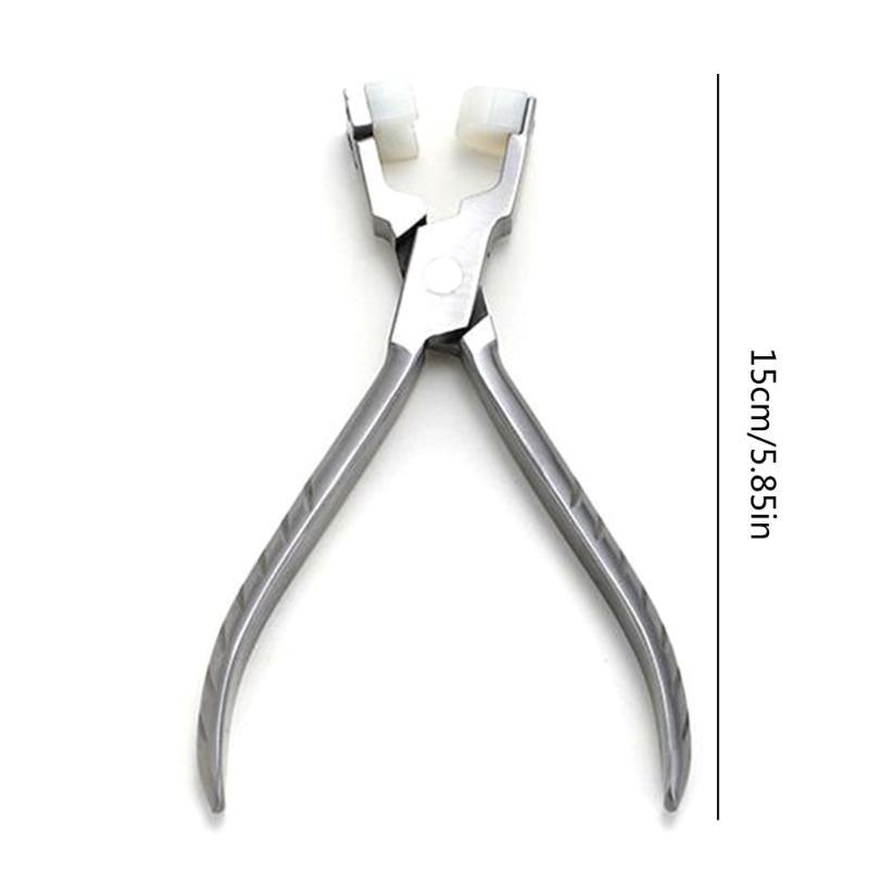 Nylon Jaw Pliers Glasses Frame Adjusting Plier Nickel Chromium Alloy Steel Jewelry Making Flat/ Needle Nose Pliers Tool