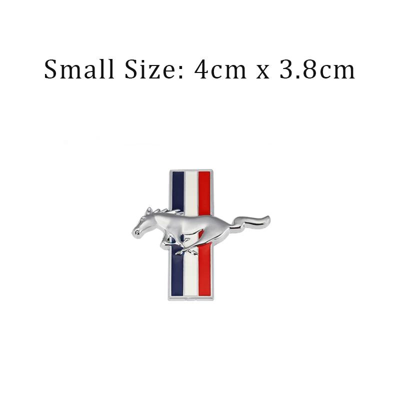Car Stickers Emblem Badge Racing Trunk Decal for Ford Mustang Shelby GT 350 500 Cobra Mondeo MK Focus 2 3 F-150 Fiesta Kuga