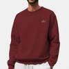 Felpa con logo in cotone terry Cross2025 Primavera/Autunno: Versatile a Maniche Lunghe, Vestibilità Larga, Girocollo