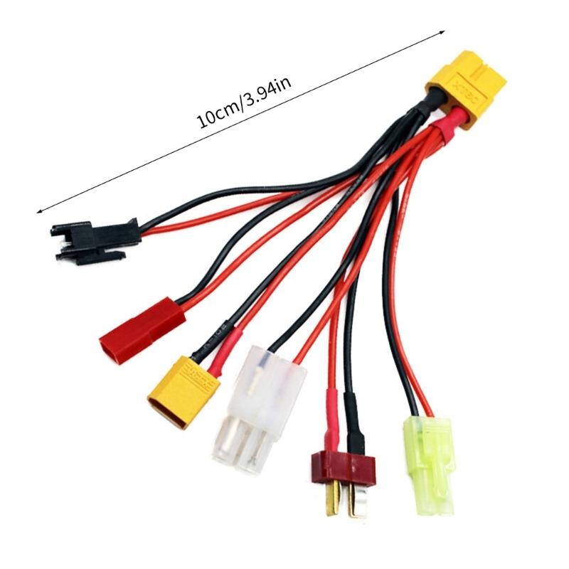 6 Way XT60 Splitter Cable 30Amp Power Distribution For Remote Airplanes Multirotor Battery Systems
