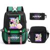 KPop Demon Hunters Korean version of student school bag children's backpack pencil bag set