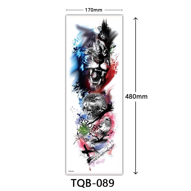 Full Arm Tattoo Sticker Full Arm, Full Arm Big Picture Tattoo Sticker, Flower Arm Tattoo Sticker Tattoo