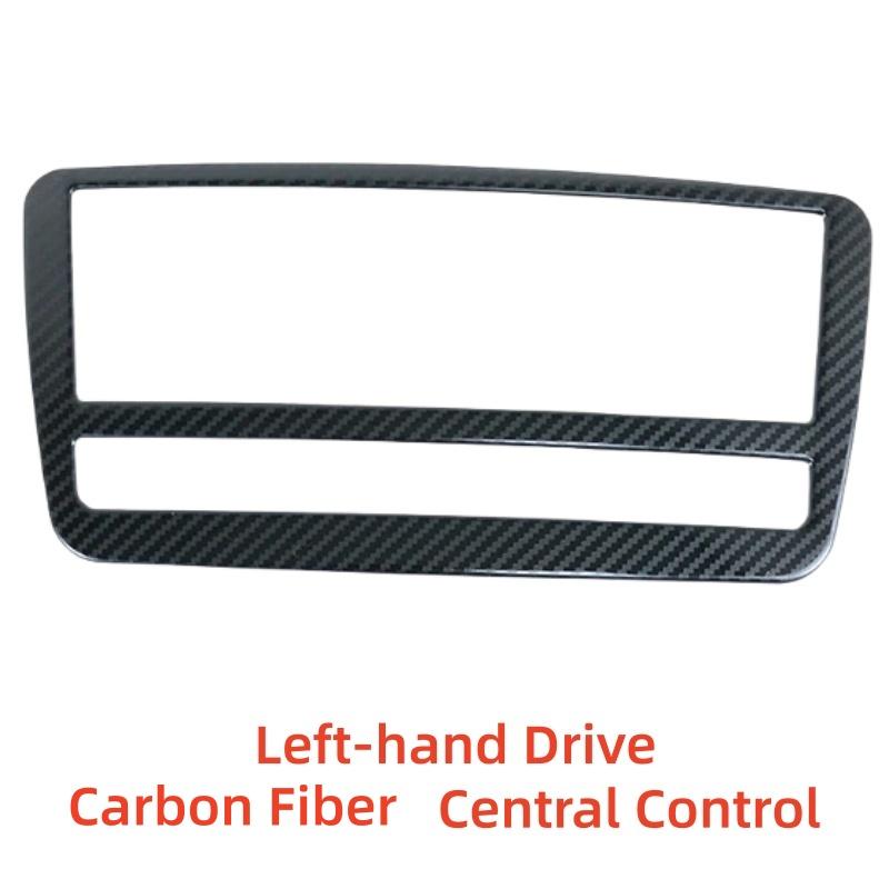 Car Stickers Styling Central Control Carbon Fiber For Benz CLA GLA A W176 X156 C117 ABS Cars Modification Decoration Accessories