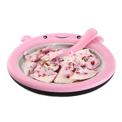 Mini kreslený stroj na výrobu zmrzliny pro děti na smažený jogurt