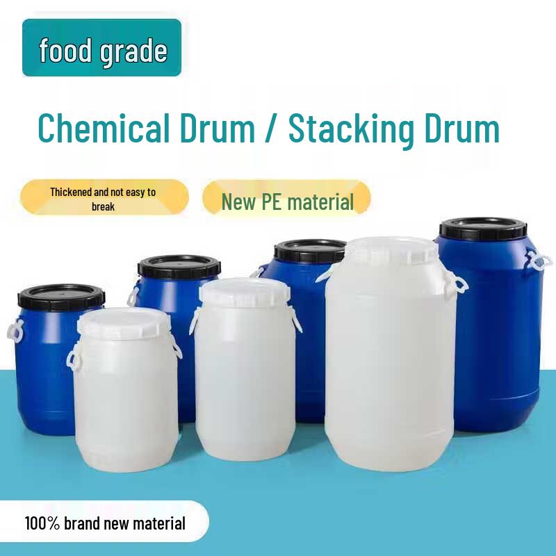 Thickened PE Plastic Storage Barrel with Lid