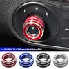 Car Rearview Mirror Knob Trim Cover Rotary Switch Aluminum Alloy Rings Adjustment For MG MG6 ZS GT Roewe I6 Ei6 I6plus RX5