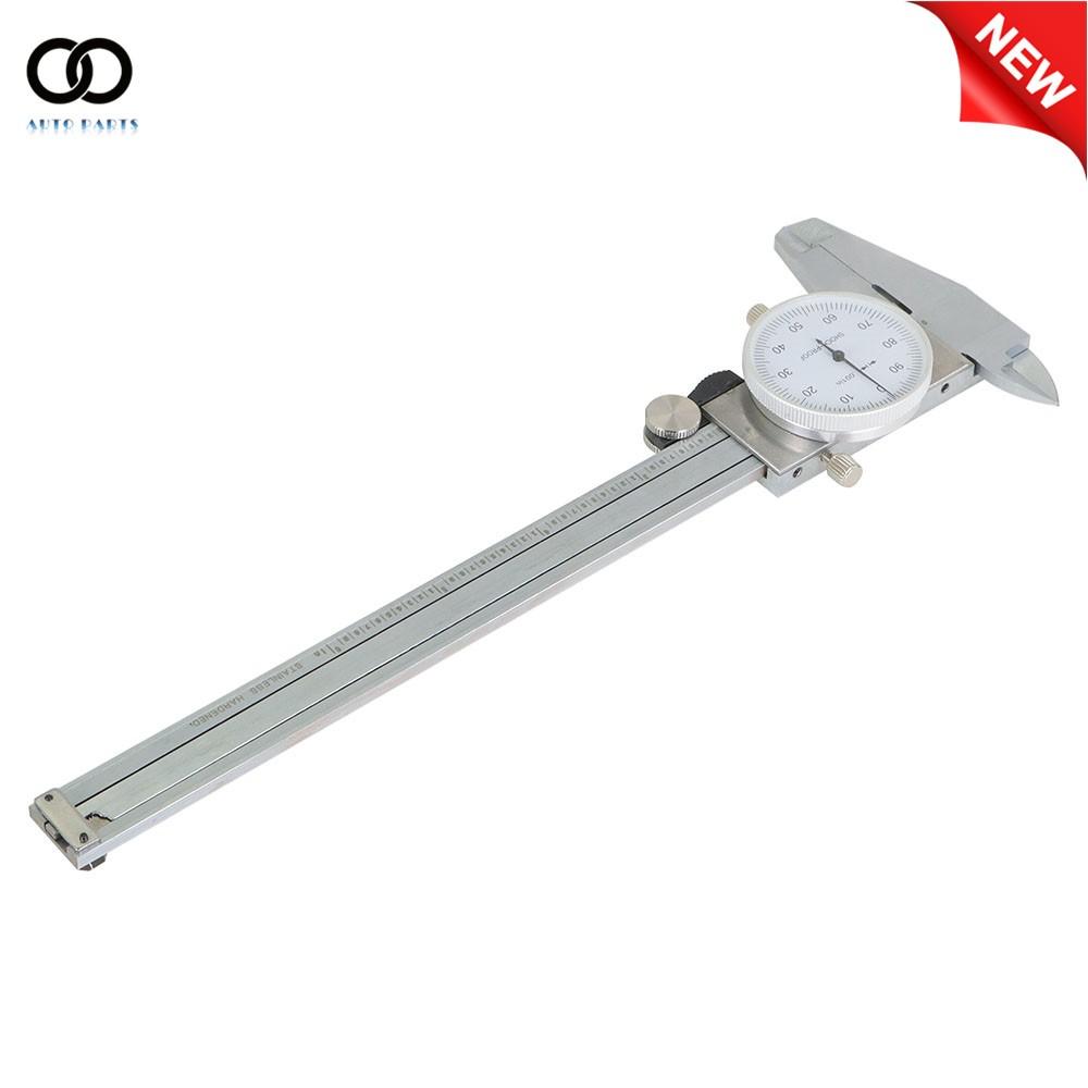 2 Pack Premium Precision Dial Calipers Stainless Steel Shockproof 6"/0.001"