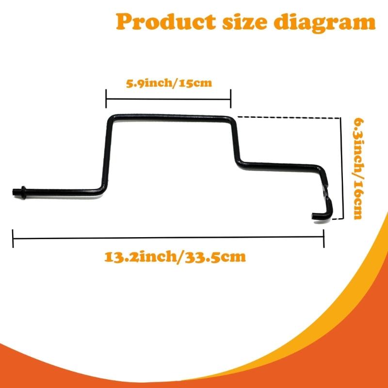 Stainless Steel Lawn Mower Replacement Belt Keeper Rod 747-06239B for XT 1 XT 2 LX46 LX42 LT46 Machines Multiple Mowers