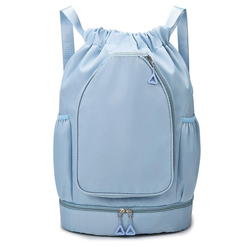 Bundle bag badminton bag backpack large capacity sports waterproof storage bag simple travel drawstring folding bag