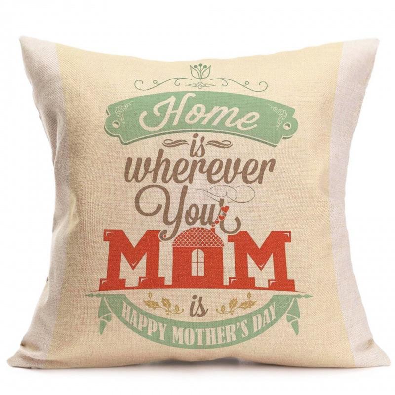 Love Letter Pattern Throw Pillow Covers With Digital Printing Of Short Plush Fabric Car-Shaped Sofa Cushion Home Decor