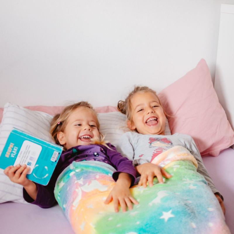 Universal Soft Mermaid Tail Blanket Beautiful Cozy Rainbow Mermaid Blanket Children Flannel Mermaid Sleeping Bag