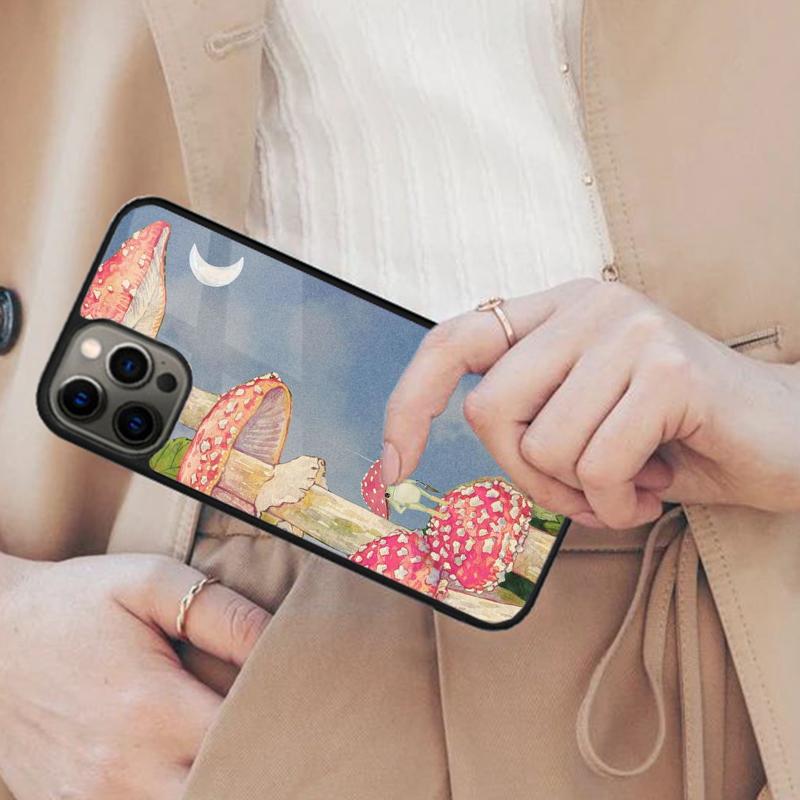 Mushroom House Magnetic Phone Case For APPLE iPhone 17 Air 16 14 13 12 Pro Max 15 Plus Wireless Charge With MagSafe Cover