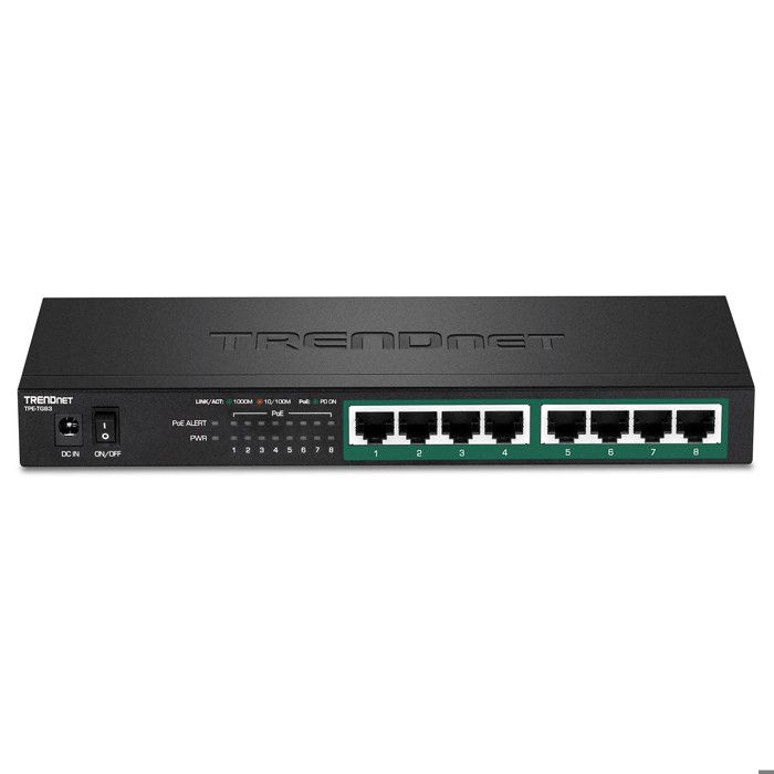 Switch - Trendnet - TPE-TG83 - Gigabit Ethernet - Livraison rapide - Garantie 2 ans