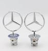 Liga de Zinco para Mercedes Benz C180 C200 C200 W204 W210 W220 W212 Emblema do Capô Dianteiro do Carro Etiqueta do Capô 3D Acessórios de Alta Qualidade IW2