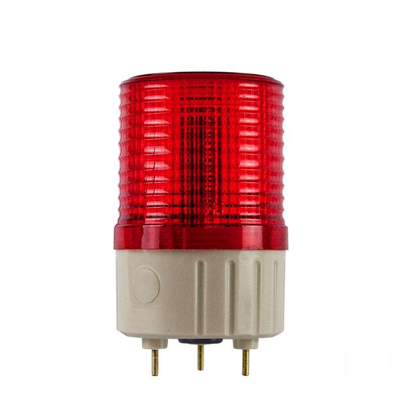 LTE-1081MJ LED Rotating Warning Light, 90dB Flashing Signal & Traffic Alarm Light