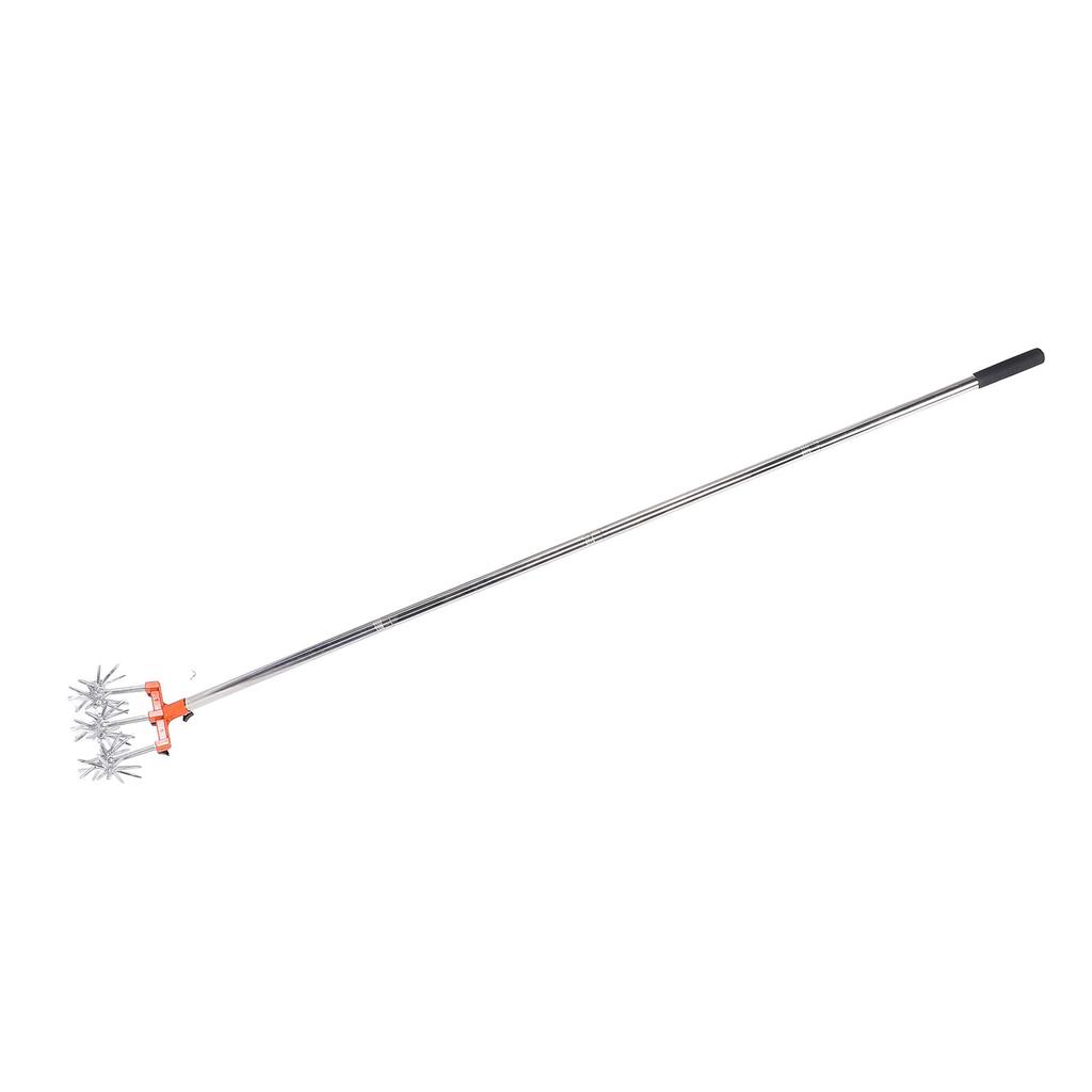 Stainless Steel Manual Hand Rotary Cultivator Teeth Adjustable Handle Garden Hand Tiller Multifunctional Cultivator For Lawn