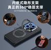 For Huawei Mate X7 Skin-feel Case Spring Auto-Rebound Dual Hinge Protection 360° Metal Bracket Plated Cover