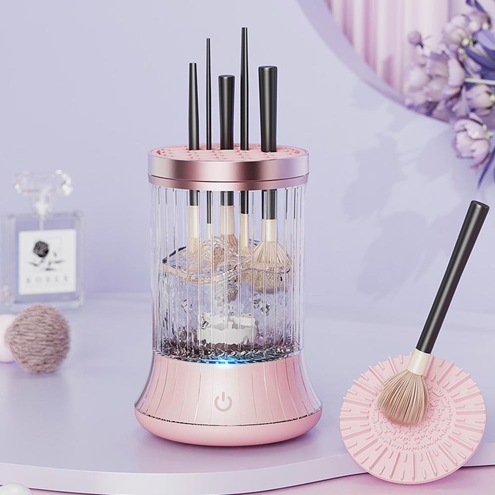 Elektrische Make-up-Pinsel-Reinigungsmaschine, Make-up-Pinsel-Reiniger, Praktischer Eimerpinsel, Puderquasten-Reiniger, Faulpinsel zur Reinigung