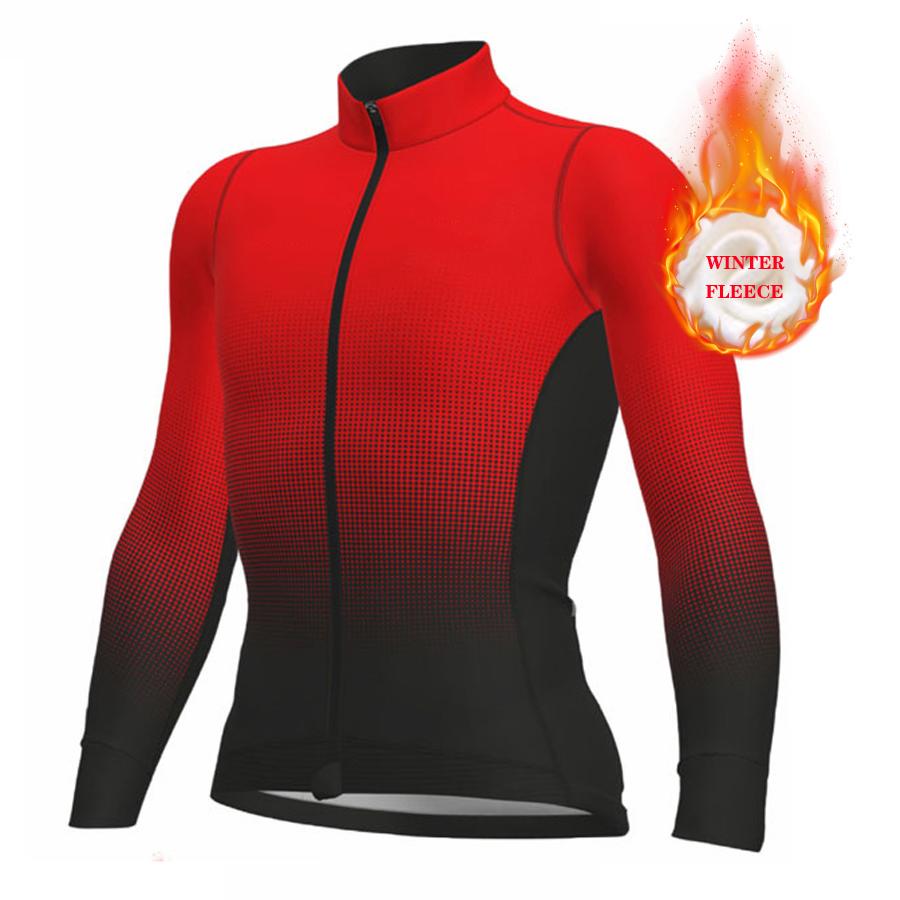 

2026 Winter Fleece Warm Cycling Suit Set Winter Long Sleeve Thermal Fleece Bib Pants Ropa Ciclismo Bicycle Clothing MTB Bike Jersey Uniform M