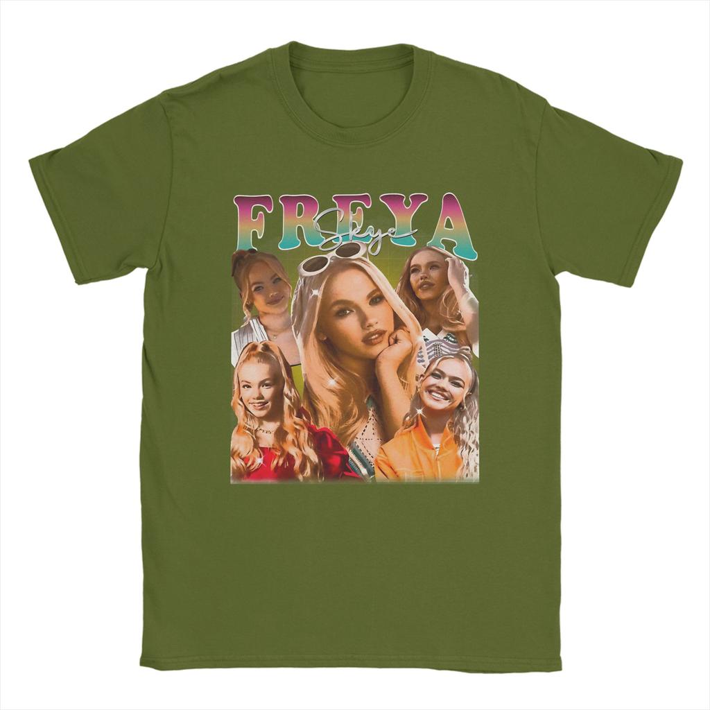 SFreyas Skye UK Sänger Stars Align Konzerttour 2026 Unisex T-Shirt Tolles T-Shirt Kurzarm Rundhals T-Shirts Baumwolle
