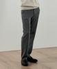 ANALOG MOOD Semi Slim Wide Slacks (Charcoal)