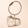Cat Keychain Pendant Backpack Cat Dog Hair Storage Box Hanging Cat Bag Hanging Pet Hair Grooming Souvenirs Home Display Ornament