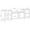 TV Cabinet Artisan Oak 160 x 35 x 55 cm Particleboard