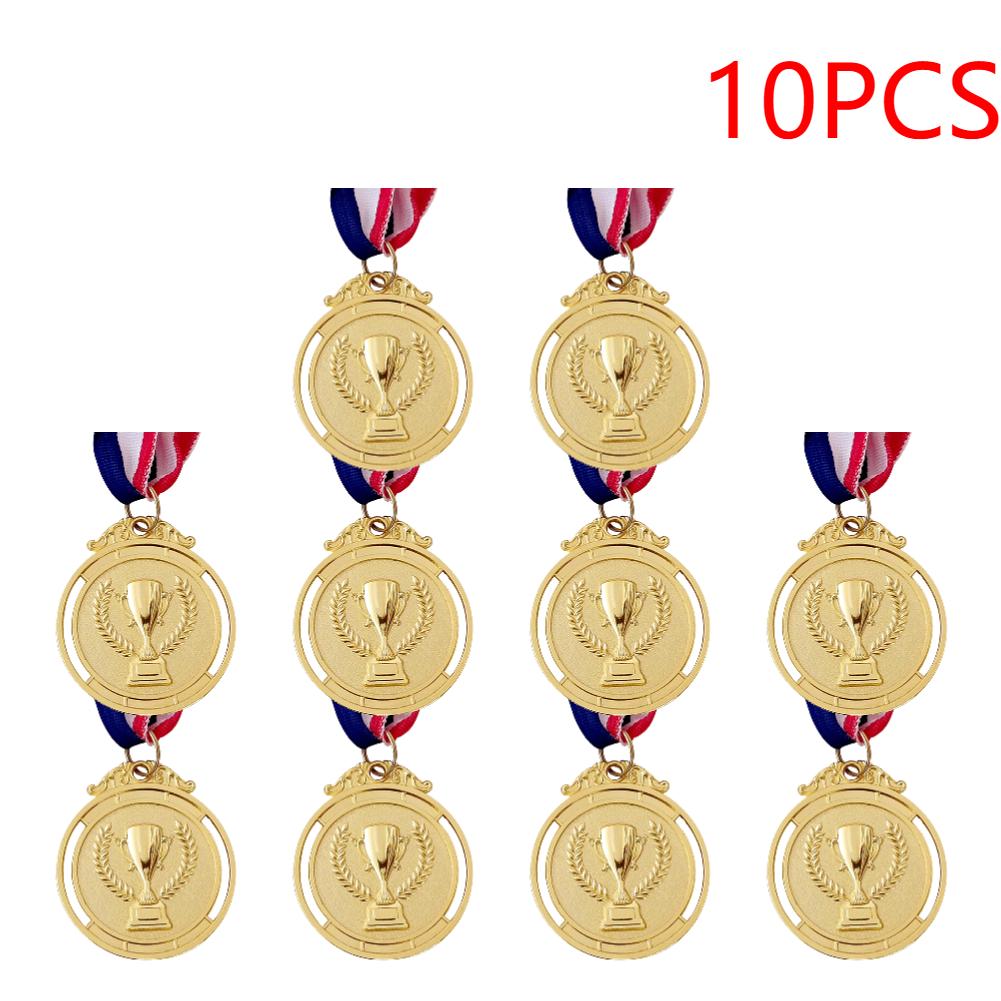 1-30 Winner Reward Gold Silver Bronze Award Medal with Neck Ribbon 1st 2nd 3rd Prize Medal for Sport Competition Prize for Kids