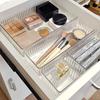 Drawer Divider Storage Box Clear Bathroom And Vanity Drawer Organizer Tray Drawer Storage Bin for Makeup Brushes Lipstick Cosmetics Kitchen Utensils