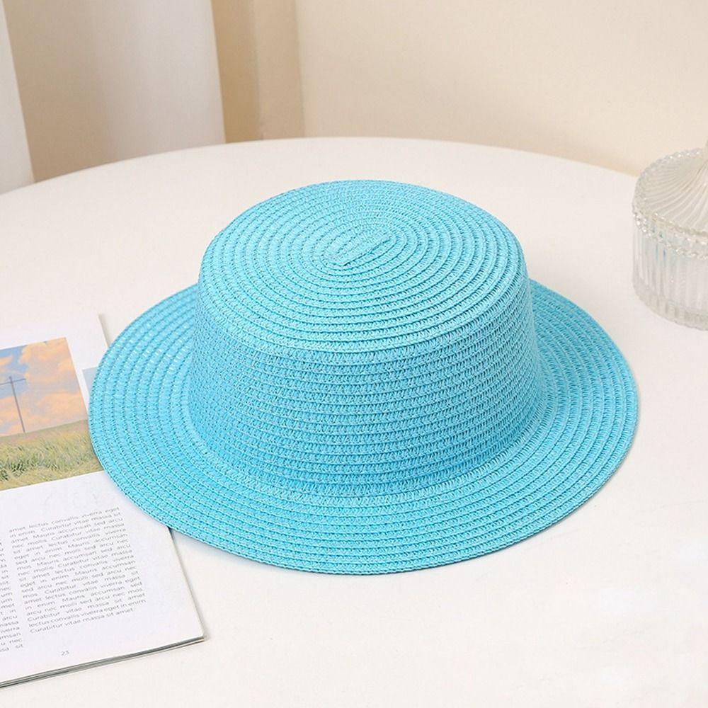 10 Colors Straw Hat UV Protection Sun Protection Hat New Beach Sun Hat  Summer Fashion Wear
