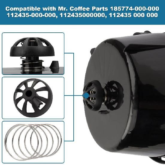 1Pc/2Pcs Coffee Maker Brew Basket Stop Valve Kit 112435-000-000 185774-000-000 for Hamilton Beach 990117900 990237500 3