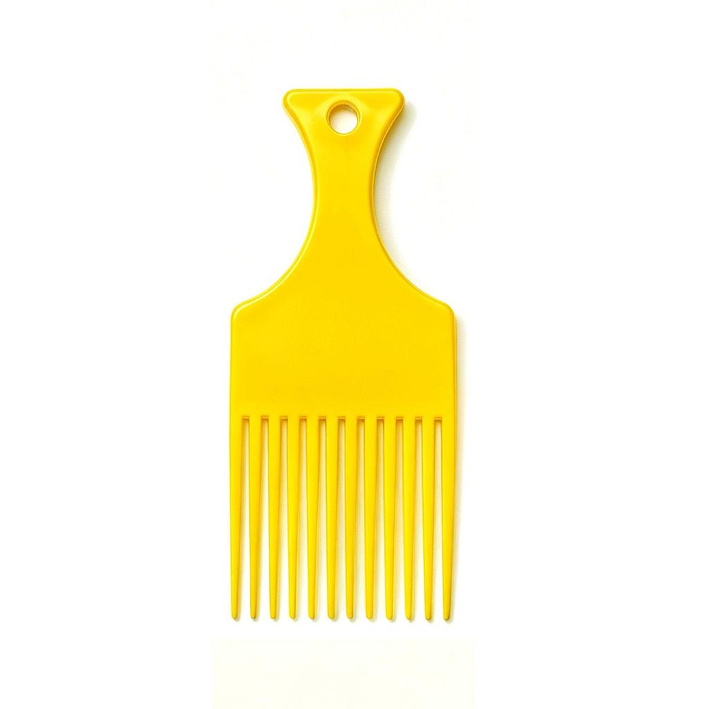 Colorful Anti-Static Plastic Hair Comb Set for Salon & Men's Styling, Including Fork Comb and Hairpin.