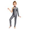 Girls Cat Cosplay Leotard Jumpsuit Sparkly Rhinestones Asymmetrical Sleeves with Tail Long Pants and Bowtie for Halloween Costume Party