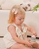 LOVEKIKI 6Pcs Solid Ribbon Bowknot Hair Clips for Kids Girls Lovely Cheer Bow Hairpin Barrettes Dress Hair Accessories