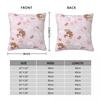 Cartoon Sugarbunnies Square Pillow Case Cushion Covers Creative Decorative Pillowcase for Sofa 40*40cm
