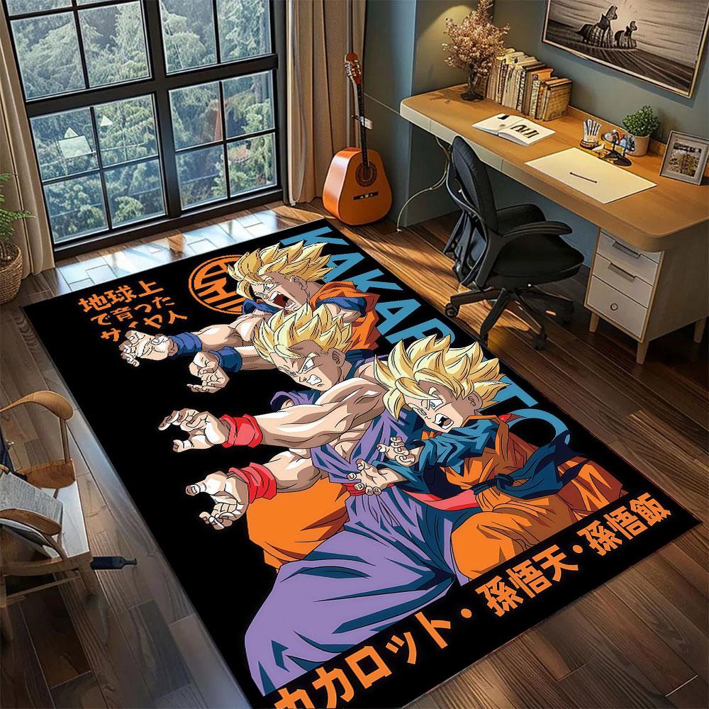 Vegeta Dragon Ball Carpet for Living Room Bedroom Home Decor Cool Movie Mat Play Floor Mat