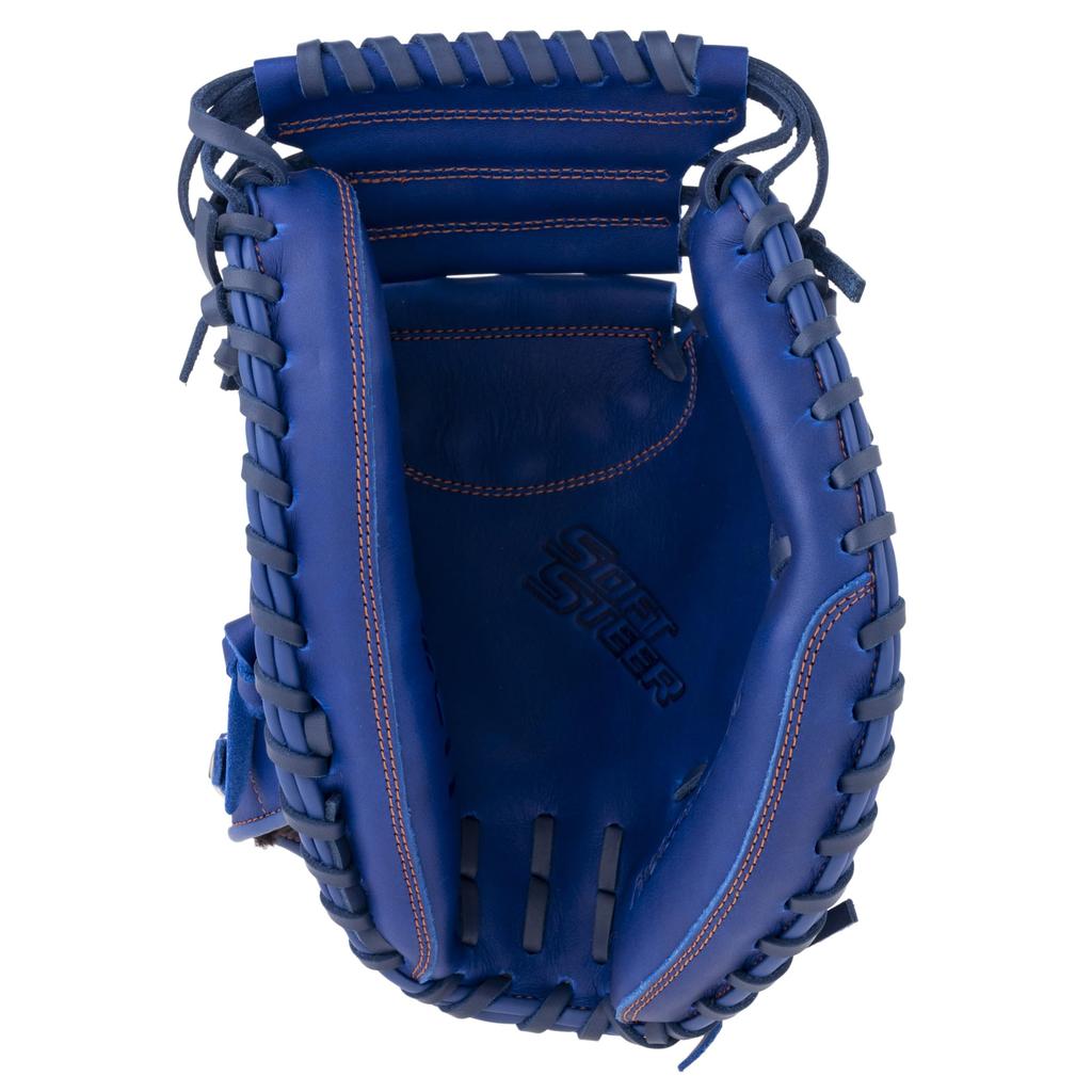 ZETT Baseball Soft Baseball Limited for Boys and ZETT Baseball Swallow Sports Size Catcher's Mitt, Mitt, Edition, Juniors, Kids, BJC742612, Equipment,