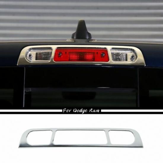 Chrome Third Brake Tail Light Lamp Cover Trim For Dodge RAM 1500 18+ Accessories