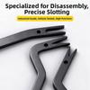 MultiPurpose Car Roof Handle Removal Tool Scratch-resistant Anti-slip Vehicle Clip Removal Hook Long Handle Steel Handle Pry Bar