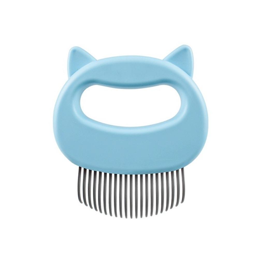 Fine Soft Brush Pet Hair Removal Brush Plastic Handle Deshedding Brush For Long Short Hair