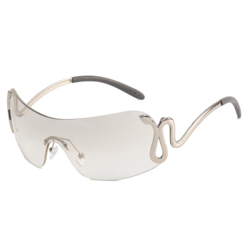 Cross-Border Spirit Snake Sunglasses 2023: Trendy Y2K Millennium European & American Style