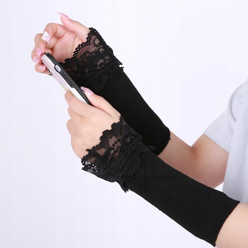 Elegant White False CUFFS SLEEVES Chic Wrist DECORATIONS