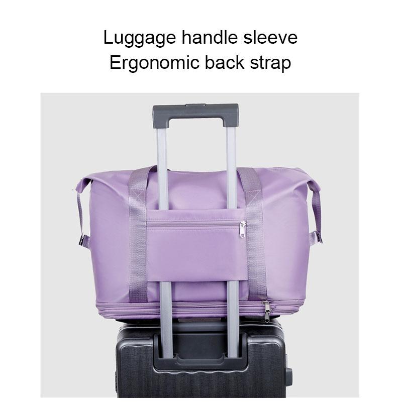 Çıkarılabilir Tekerlekli Seyahat Çantası Genişletilebilir Katlanabilir Çanta Bütçe Dostu Havayolu Dostu Magic Pack