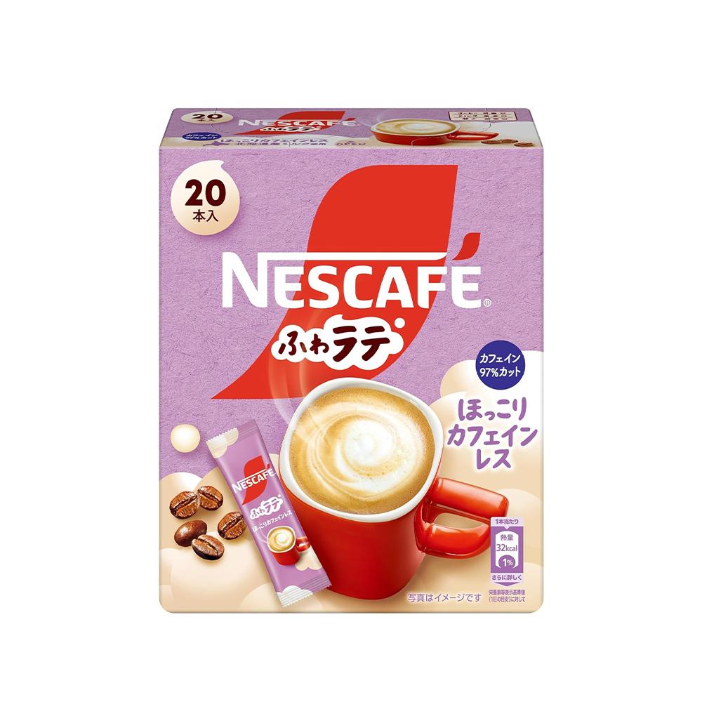 Nestle Japan Nescafe Fuwa Latte Dusty Decaffeinated 1 Box (20 Bottles)