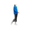 Adidas Originals Trefoil Love Logo Crew Neck Sweatshirt Women Sweatshirt Bird-Feather-Blue IK6859