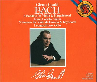 CD BACH, GOULD, GLENN; LAREDO - 3 Sonatas for Viola Da Gamba & Keyb M2K42414 CBS Masterworks 1987 US Classical Used
