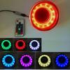 Portabicchieri Leggero in Acciaio Inossidabile 4 Pezzi/Set 14 LED Luci RGB Telecomandate Portabicchieri/Bevande/Bottiglie Adatto per Barca Marina Auto